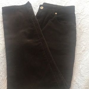 Brown corduroy jeans